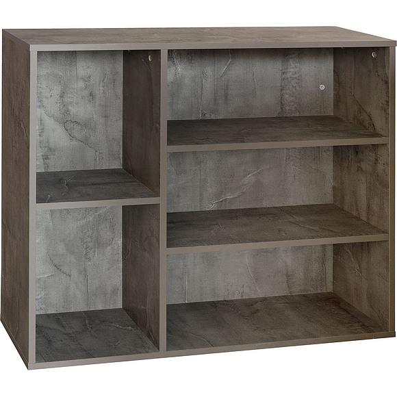 Стеллаж «Luna» П049.601, Цвет: Оникс