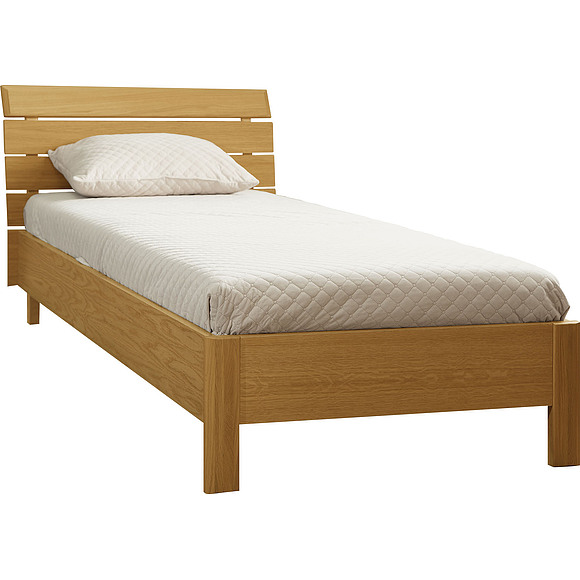 Кровать одинарная 1-09 «Лайма 1749» БМ661, Цвет: Дуб рустикаль, Спальное место: 2000x900 мм