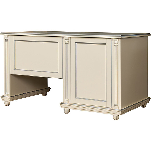 Стол «Валенсия 9» П444.14.1, Цвет: Античная темпера с серебром