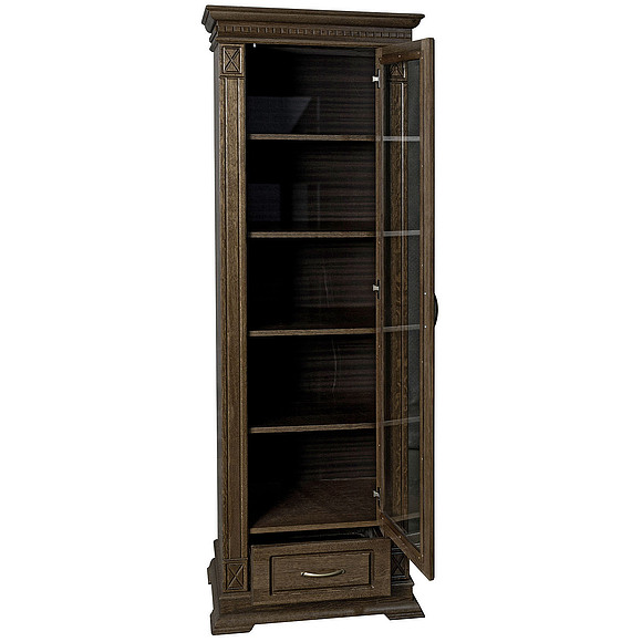 Шкаф «Верди Люкс 1/1» П487.26, Цвет: Табак