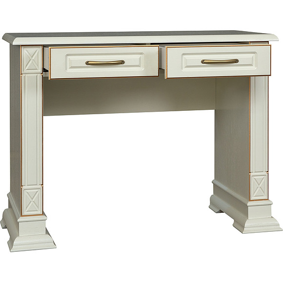 Стол «Верди Люкс» П434.16, Цвет: Слоновая кость с золочением