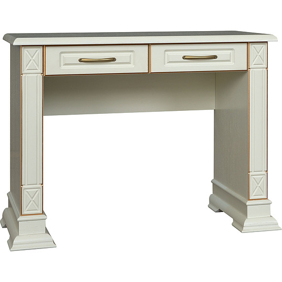 Стол «Верди Люкс» П434.16, Цвет: Слоновая кость с золочением