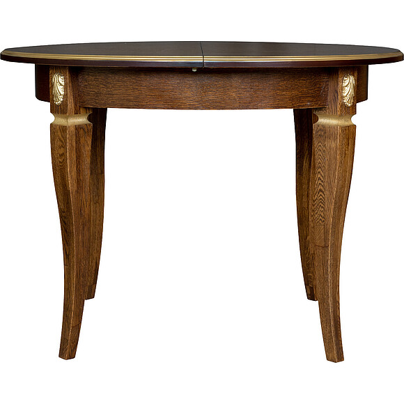 Стол «Милана 12А» П318.08, Цвет: Черешня с золочением (Chereshnya_s_zolozheniem_Stol_Milana_12A_P318-08_.jpg) Стол «Милана 12А» П318.08, Цвет: Черешня с золочением