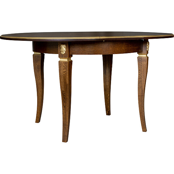 Стол «Милана 12А» П318.08, Цвет: Черешня с золочением (Chereshnya_s_zolozheniem_Stol_Milana_12A_P318-08___.jpg) Стол «Милана 12А» П318.08, Цвет: Черешня с золочением