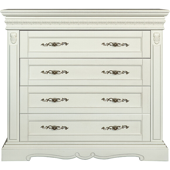 Комод «Милана 11с» П294.11с, Цвет: Слоновая кость