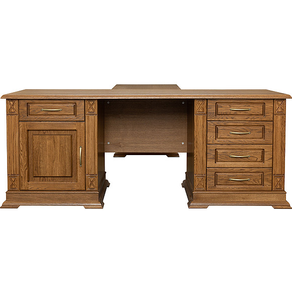 Стол письменный «Верди Люкс 8» П432.13, Цвет: Дуб рустикаль