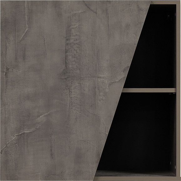 Шкаф навесной «Норидж» П633.04, Цвет: Оникс