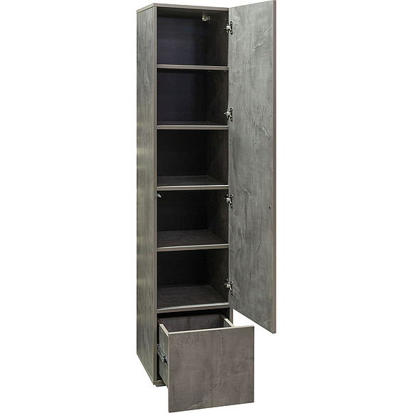 Шкаф «Норидж» П633.09, Цвет: Оникс