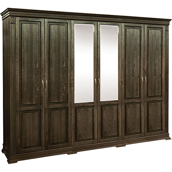 Шкаф «Верди Люкс» П434.13, Цвет: Табак