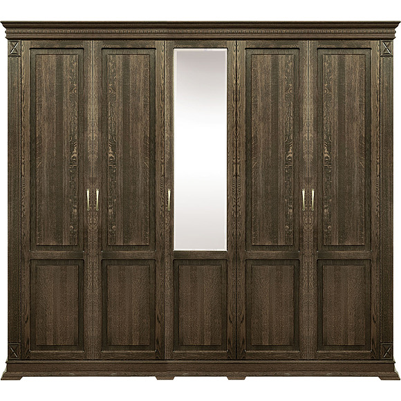 Шкаф «Верди Люкс» П434.12, Цвет: Табак