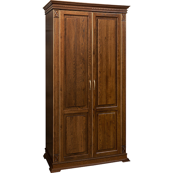 Шкаф «Верди Люкс» П434.11, Цвет: Черешня с золочением