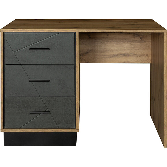 Стол письменный «Лайн» П619.16, Цвет: Камень серый/Дуб вотан/Чёрный