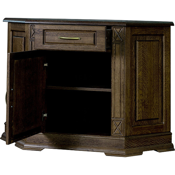 Тумба «Верди Люкс 1у» П487.01-01, Цвет: Табак (Tymba_Verdi_Luks_1y_P487-01-01_tabak_.jpg) Тумба «Верди Люкс 1у» П487.01-01, Цвет: Табак