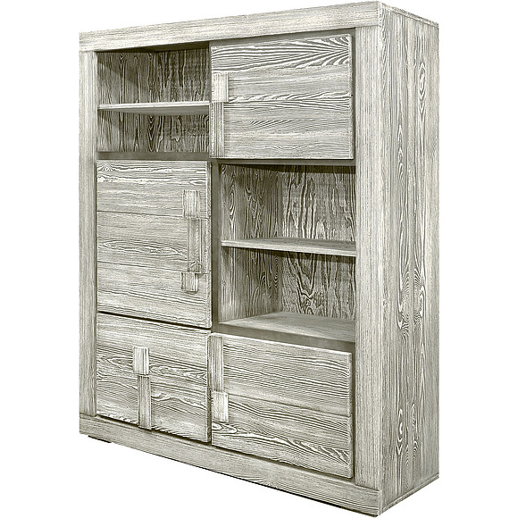 Шкаф комбинированный «Концепт 1996Бр» БМ780, Цвет: Дымка