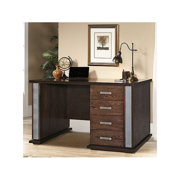 Стол письменный «Тунис» П343.25-1Ш, Цвет: Венге+серебро