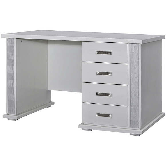 Стол письменный «Тунис» П343.25-1Ш, Цвет: Слоновая кость с серебром