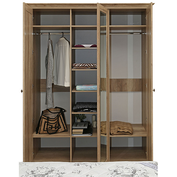 Шкаф «Турин» П036.16, Материал: ЛДСП+МДФ, Цвет: Дуб Каньон (shkaf_turin_p036_16_dub_kanyon_2.jpg) Шкаф «Турин» П036.16, Материал: ЛДСП+МДФ, Цвет: Дуб Каньон