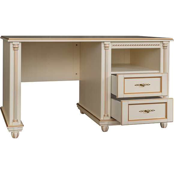 Стол «Валенсия 9» П444.14, Цвет: Античная темпера с золотом