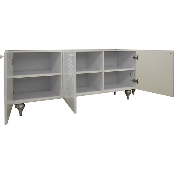 Тумба «Лацио» П634.02, Цвет: Белый глянец