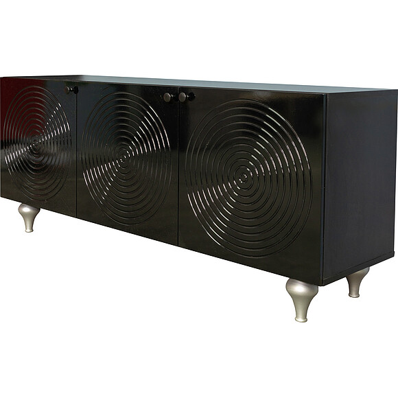 Тумба «Лацио» П634.02, Цвет: Черный глянец / черный