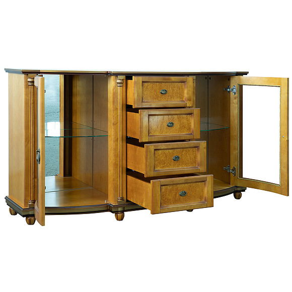 Тумба «Валенсия 3.4с» П244.32, Цвет: Янтарь