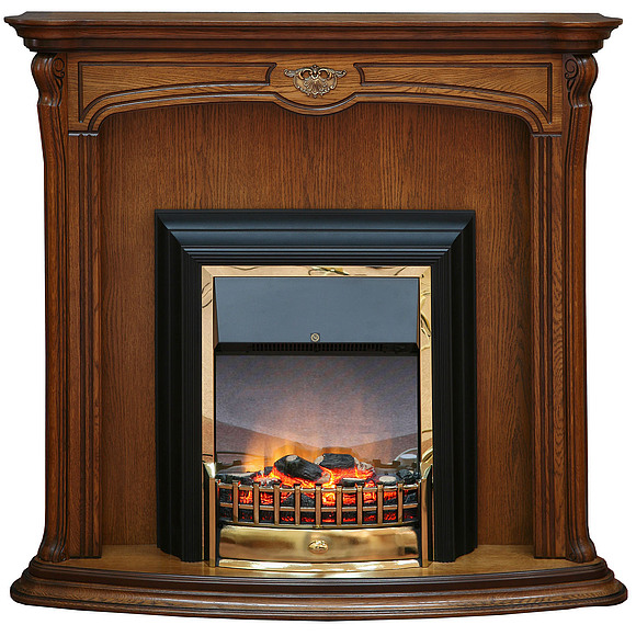 Портал для камина «Алези 1» П350.04, Цвет: Античная бронза