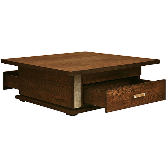 Стол журнальный «Тунис» П343.04Ш, Цвет: Венге+золото