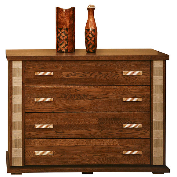 Комод «Тунис» П344.02, Цвет: Венге+золото