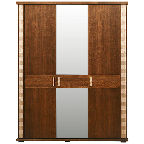 Шкаф для одежды «Тунис» П344.01, Цвет: Венге+золото