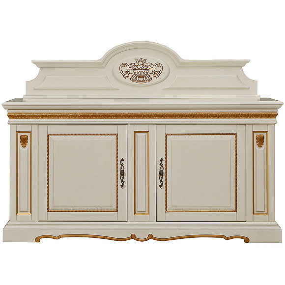 Тумба «Милана 3/1с» П265.31с, Цвет: Слоновая кость с золочением