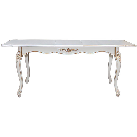 Стол «Алези 3Р» П353.08, Цвет: Слоновая кость с золочением