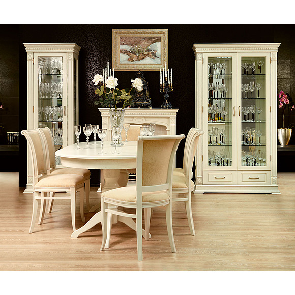 Стол «Верди 2РД» П106.06-01, Цвет: Слоновая кость