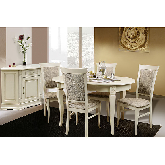 Стол «Верди 10А» П313.07, Цвет: Слоновая кость