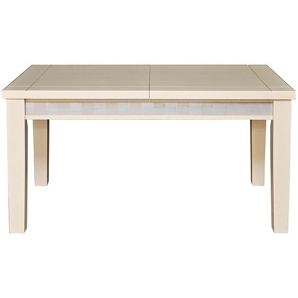 Стол «Тунис 1Р» П352.02, Цвет: Слоновая кость с серебром