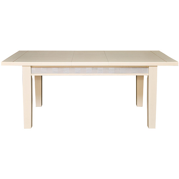 Стол «Тунис 1Р» П352.02, Цвет: Слоновая кость с серебром