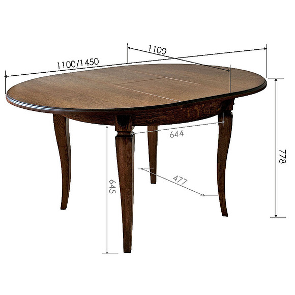 Стол «Милана 12А» П318.08, Цвет: Черешня