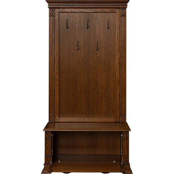 Тумба с вешалкой «Верди Люкс» П433.06, Цвет: Черешня