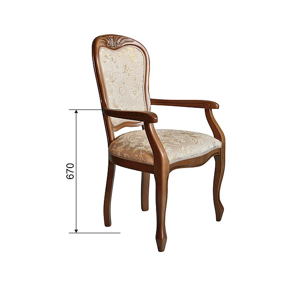 Стул «Идальго 4» П170-00, Материал: ткань, Цвет: Дуб рустикаль с патинированием