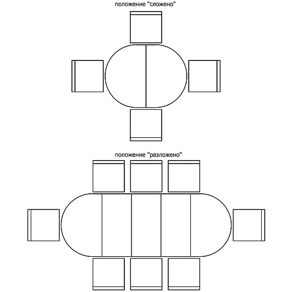 Стол «Верди 14» П323.01, Цвет: Дуб рустикаль с патинированием