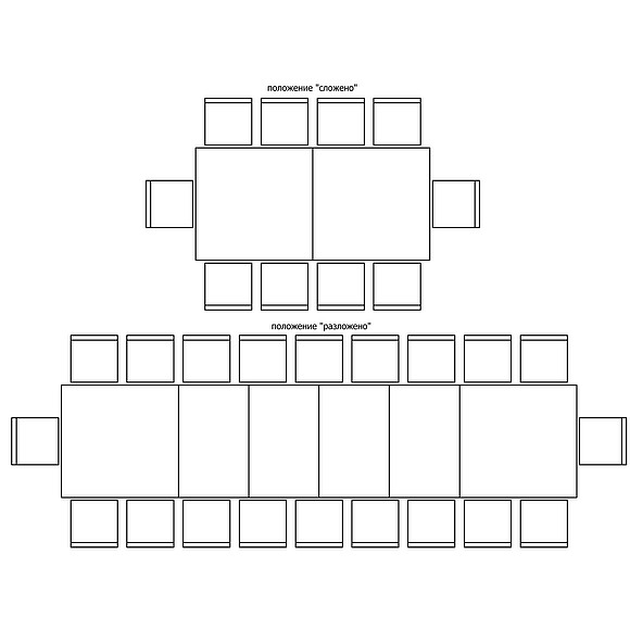 Стол «Гранд 2» П332.02, Цвет: Дуб рустикаль с патинированием