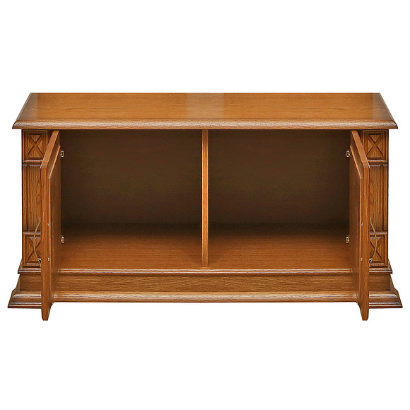 Тумба для обуви «Верди Люкс» П433.25, Цвет: Дуб рустикаль с патинированием, Механизм трансформации: без механизма