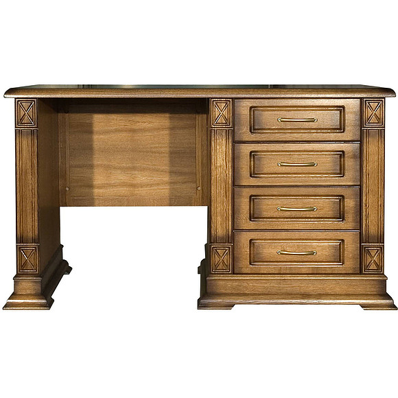 Стол письменный «Верди Люкс 9» П432.14, Цвет: Дуб рустикаль с патинированием