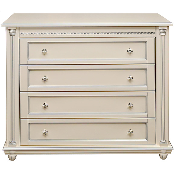 Комод «Валенсия» П254.30, Цвет: Античная темпера с серебром