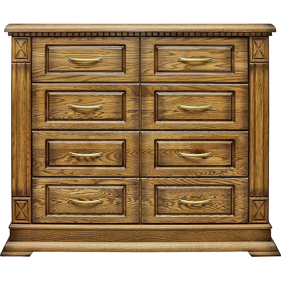 Комод «Верди Люкс» П434.02, Цвет: Дуб рустикаль с патинированием