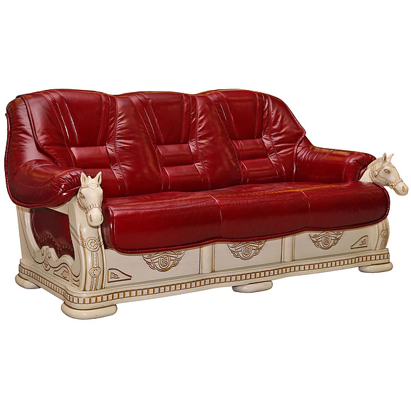 3-х местный диван «Фаворит» (3м), Материал: натуральная кожа, Группа ткани: 150 группа