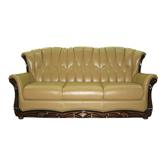 3-х местный диван «Европа» (3м), Материал: натуральная кожа, Группа ткани: 120 группа, Механизм трансформации: с механизмом