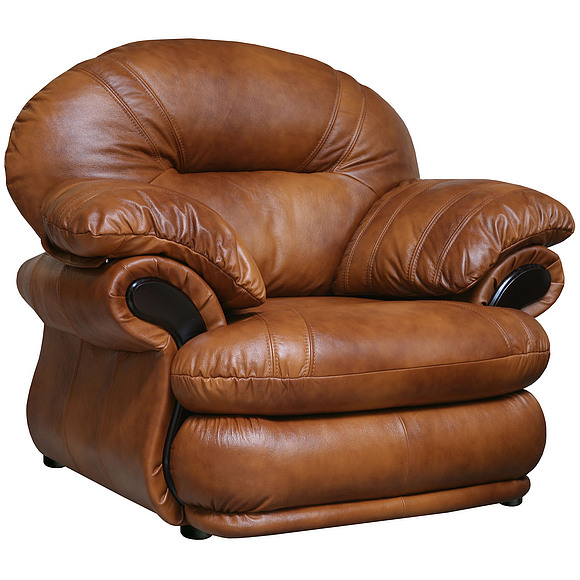 Кресло «Орлеан» (12), Материал: натуральная кожа, Группа ткани: 120 группа, Механизм трансформации: без механизма