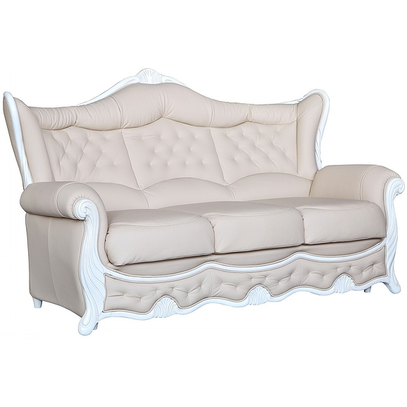 3-х местный диван «Патриция» (3м), Материал: натуральная кожа, Группа ткани: 120 группа, Механизм трансформации: с механизмом