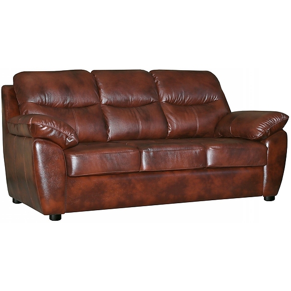 3-х местный диван «Плаза» (3м), Материал: натуральная кожа, Группа ткани: 115 группа