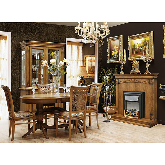 Стол «Верди 3РД» П106.08-01, Цвет: Дуб рустикаль с патинированием